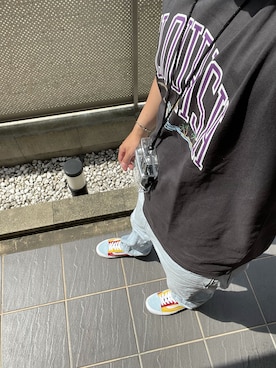 「Lazar（ラザル）のアイテム（トップス）」を使った、yuto2313さん（メンズ・176cm）の夏コーディネート