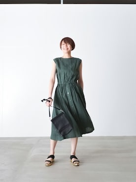 「RODEO（ロデオ）のアイテム」を使った、OGAWAさん（レディース・163cm）の夏コーディネート