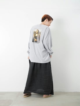 「LUCA/LADY LUCK LUCA（ルカ/レディラックルカ）のアイテム（スカート）」を使った、OGAWAさん（レディース・163cm）の夏コーディネート