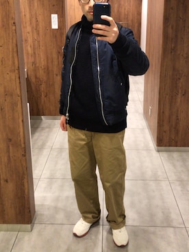 モジャ男さん(メンズ・172cm)の冬コーディネート