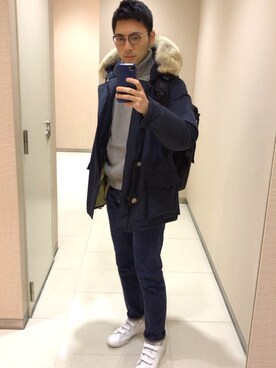 モジャ男さん（メンズ・172cm）の冬コーディネート