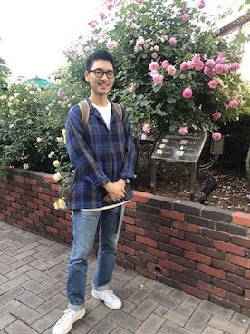 モジャ男さん（メンズ・172cm）の春コーディネート