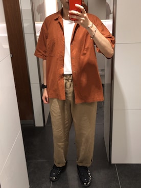 モジャ男さん（メンズ・172cm）の夏コーディネート