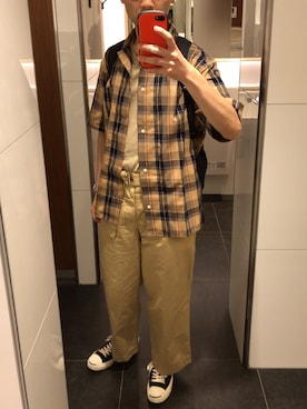 モジャ男さん（メンズ・172cm）の秋コーディネート