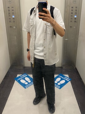 モジャ男さん（メンズ・172cm）の夏コーディネート