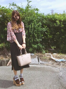 「RAY CASSIN（レイカズン）のアイテム（つなぎ/オールインワン）」を使った、ちゃんりささん（レディース・155cm）の秋コーディネート