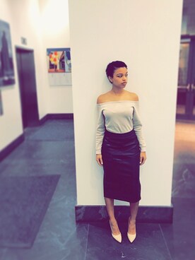 「Call It Spring（コールイットスプリング）のアイテム」を使った、Damita' Navonneさん（レディース・163cm）の冬コーディネート