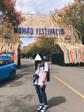 「音樂祭」｜E🇹🇼さん（レディース・157cm）の秋コーディネート