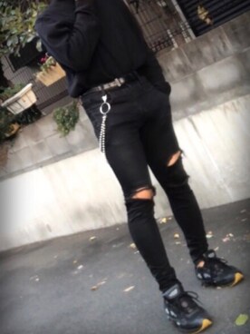 「ozweego3」｜MMさん（メンズ・174cm）の冬コーディネート