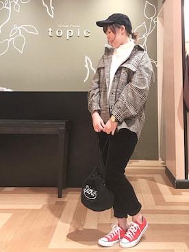 こながたさん（レディース・158cm）の冬コーディネート