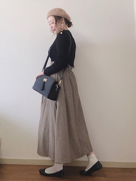 こながたさん（レディース・158cm）の冬コーディネート