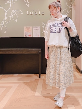 「Green　Parks（グリーンパークス）のアイテム（レギンス/スパッツ）」を使った、こながたさん（レディース・158cm）の冬コーディネート