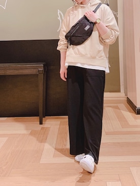 「MEI（メイ）のアイテム」を使った、こながたさん（レディース・158cm）の春コーディネート