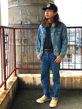 「maverick（マーベリック）のアイテム（ジャケット/アウター）」を使った、Issei Suzuki さん（メンズ・168cm）の夏コーディネート