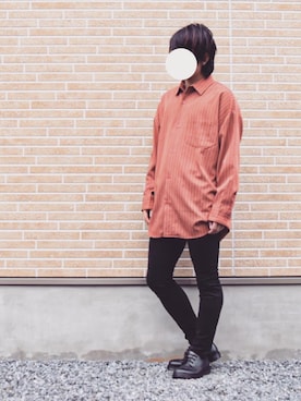 「jiggys shop（ジギーズショップ）のアイテム（パンツ）」を使った、kai24さん（メンズ・178cm）の秋コーディネート