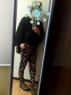 「アイテム（その他パンツ）」を使った、のれる⭐️さん（レディース・152cm）の冬コーディネート