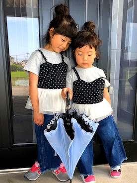 のれる⭐️さん(キッズ・120cm)の春コーディネート