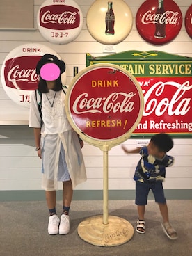 「RBT（アールビーティ）のアイテム（ワンピース/ドレス）」を使った、Caffeine Natnatさん（レディース・168cm）の夏コーディネート