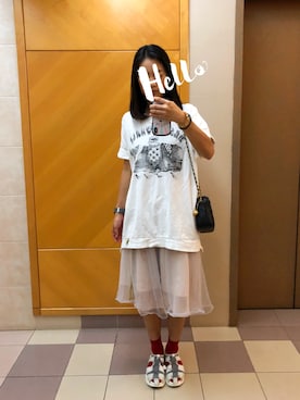 Caffeine Natnatさん（レディース・168cm）の夏コーディネート