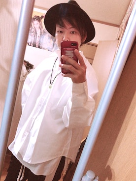 「roshell（ロシェル）のアイテム（トップス）」を使った、T6さん（メンズ・175cm）の春コーディネート