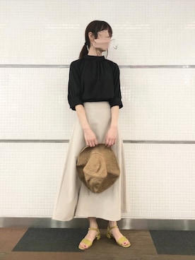 「オリエンタルトラフィック」｜「アイテム（帽子）」を使った、Wendyさん（レディース・162cm）の春コーディネート