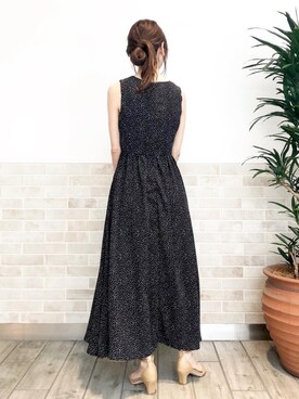 Te Chichi テチチ の 総柄マキシ丈ワンピース ワンピース Wear