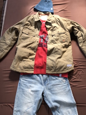 「BAYFLOW(BAYFLOW)」｜「アイテム（ブルゾン）」を使った、Kentaさん（メンズ・174cm）の冬コーディネート