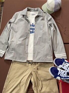 「RVCA（ルーカ）のアイテム（帽子）」を使った、Kentaさん（メンズ・174cm）の秋コーディネート