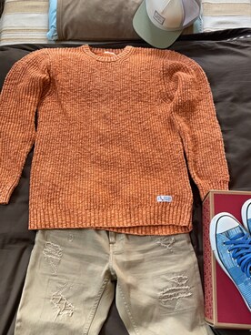 「RVCA（ルーカ）のアイテム（帽子）」を使った、Kentaさん（メンズ・174cm）の春コーディネート