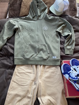 「RVCA（ルーカ）のアイテム（帽子）」を使った、Kentaさん（メンズ・174cm）の春コーディネート