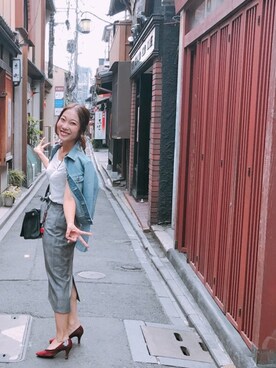 パンプスを使った 京都観光 の人気ファッションコーディネート Wear