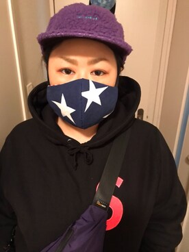 「handmade」｜「アイテム（キャップ）」を使った、TAHNAさん（レディース・162cm）の春コーディネート