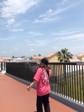 「スケートボード」｜TAHNAさん（レディース・162cm）の夏コーディネート