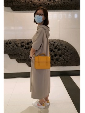 「ohana（オハナ）のアイテム」を使った、Autumn Ieongさん（レディース・165cm）の秋コーディネート