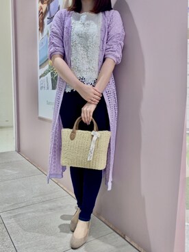「Samantha Thavasa Petit Choice（サマンサタバサ　プチチョイス）のアイテム（バッグ）」を使った、PC錦糸町パルコ店さん（レディース・160cm）の夏コーディネート