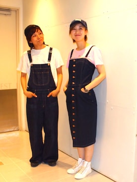 DIESEL サロペットスカート　デニム スマホで購入】DIESEL（ディーゼル）のサロペットスカートをご