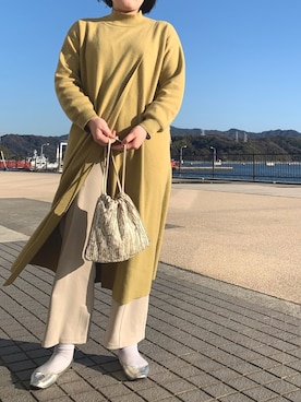 「アイテム（ワンピース/ドレス）」を使った、yukkoさん（レディース・164cm・10代）の冬コーディネート