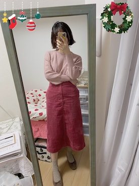 餅餅さん（レディース・162cm）の冬コーディネート