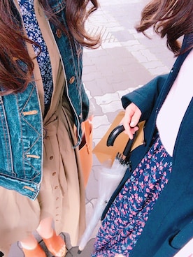 「イメチェン」｜「アイテム（その他）」を使った、７さん（レディース・156cm）の春コーディネート