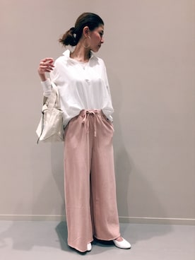 「ノーティードッグ」｜riiiiisaさん（レディース・155cm）の春コーディネート