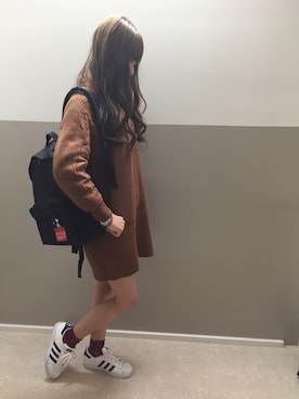 「SLY（スライ）のアイテム（ワンピース/ドレス）」を使った、松崎信さん（メンズ・180cm）の冬コーディネート
