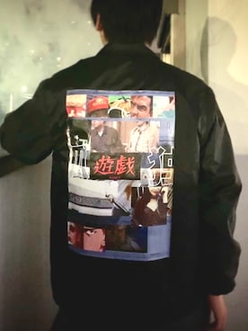 「LONELY/論理（ロンリー）のアイテム（ジャケット/アウター）」を使った、kk.sakanaさん（メンズ・172cm）の冬コーディネート