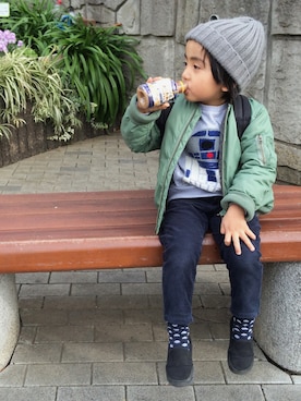 yuuuiさん（キッズ・100cm）の冬コーディネート