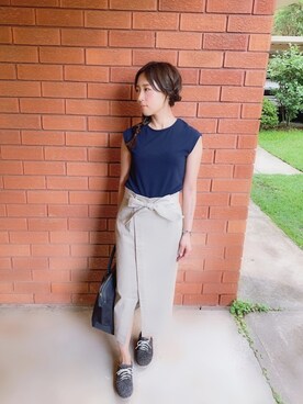 「rollie（ローリー）のアイテム」を使った、𝒩𝑒𝓀𝑜さん（レディース・145cm）の冬コーディネート