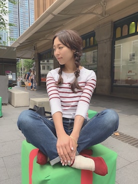 「Etam（エタム）のアイテム」を使った、𝒩𝑒𝓀𝑜さん（レディース・145cm）の冬コーディネート