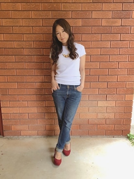 「pumps」｜𝒩𝑒𝓀𝑜さん（レディース・145cm）の冬コーディネート