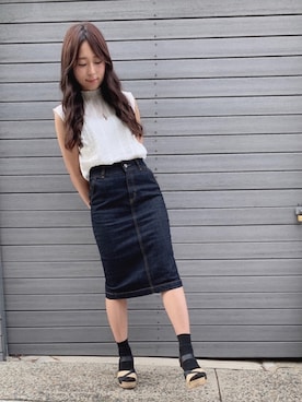 「gorman（ゴーマン）のアイテム」を使った、𝒩𝑒𝓀𝑜さん（レディース・145cm）の春コーディネート