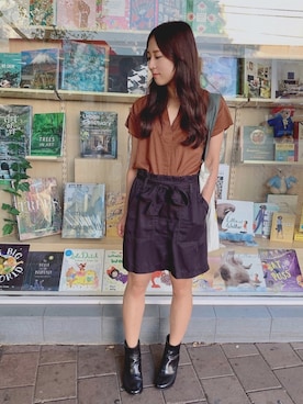 「earthtone」｜𝒩𝑒𝓀𝑜さん（レディース・145cm）の春コーディネート
