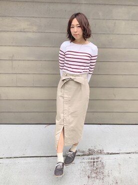 「Etam（エタム）のアイテム」を使った、𝒩𝑒𝓀𝑜さん（レディース・145cm）の春コーディネート