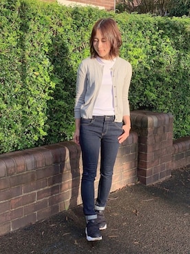 「KATHARINE HAMNETT LONDON(KATHARINE HAMNETT LONDON)」｜𝒩𝑒𝓀𝑜さん（レディース・145cm）の春コーディネート
